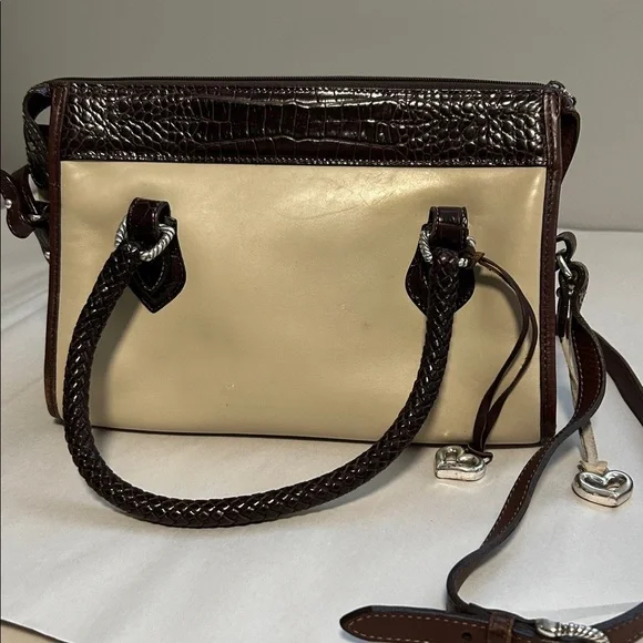 Brighton Satchel Casual Minimalist Crossbody Bag - Picture 2 of 13